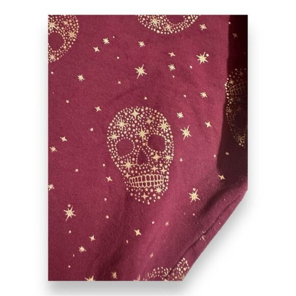 Women’s torrid 3 Red Gold Skull Premium Crop Legging 3XL XXXL 22 24 - Picture 12 of 14